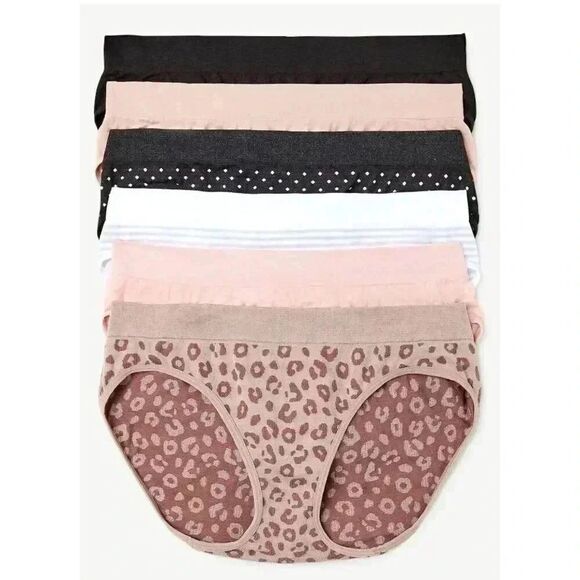 Joyspun Women's Bikini Panties 6 Pair New - Picture 1 of 11